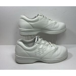 Propet Vista Walker Womens Shoes Sz 11 White Leather‎ Walking Comfort Sneakers